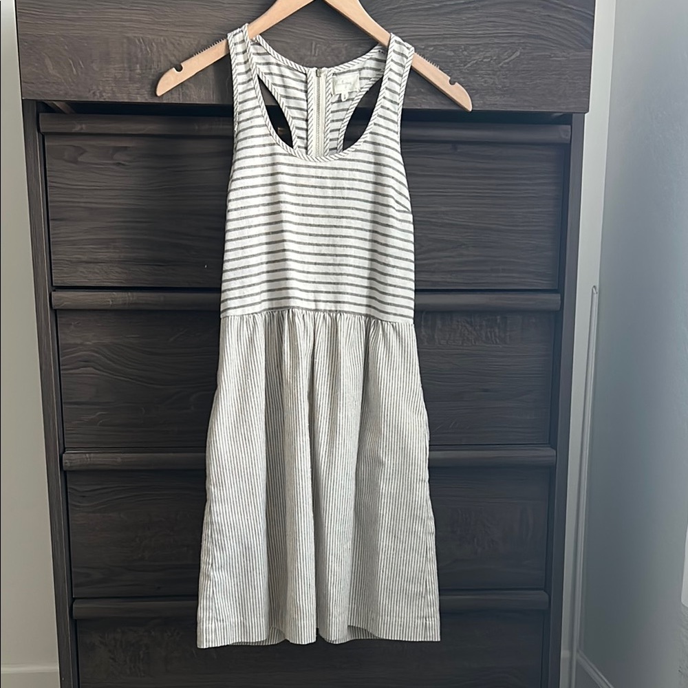 Lou & Grey by LOFT striped racer back dress